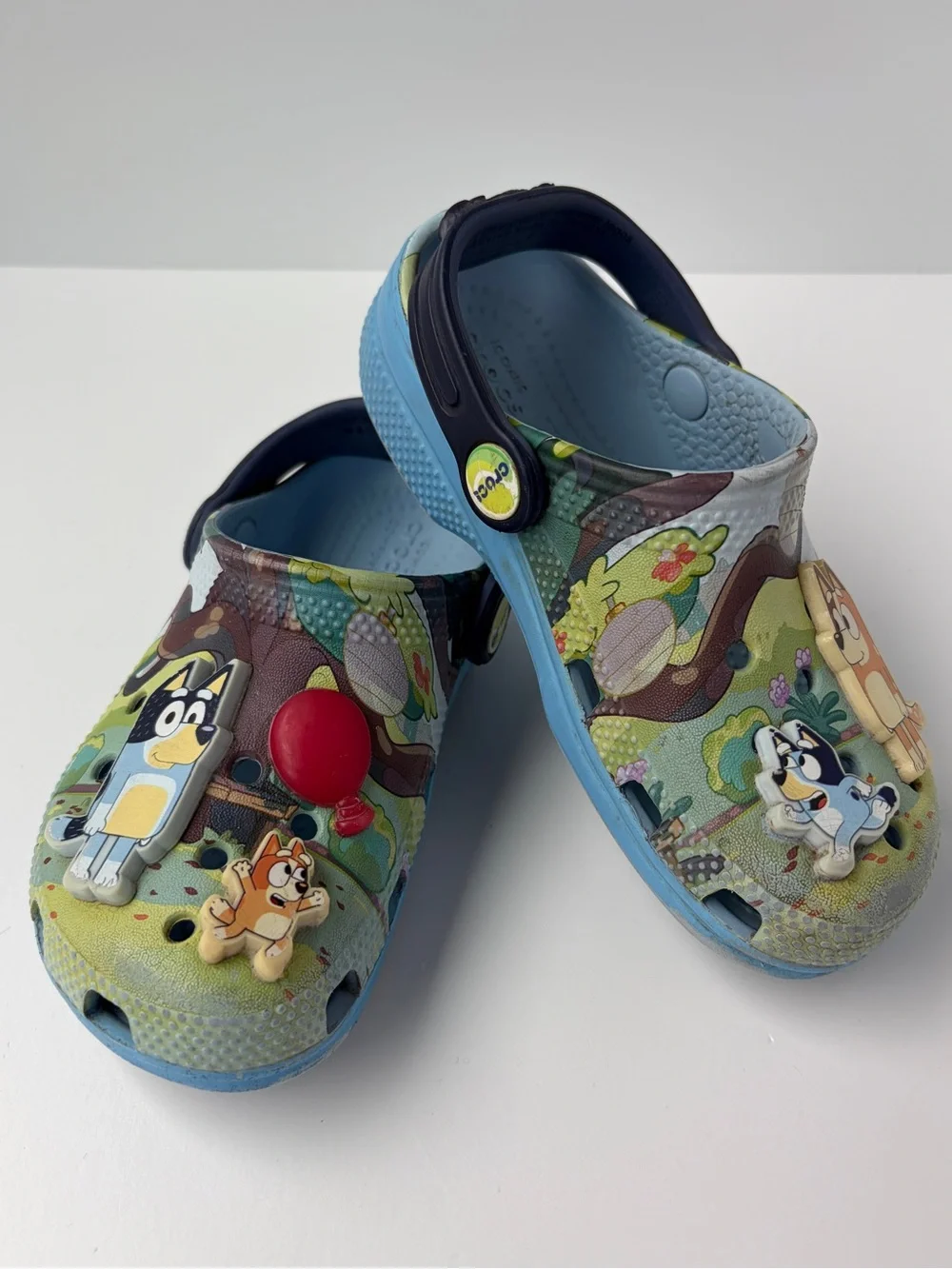 Crocs Bluey Classic Clogs Slip On Shoes Keepy Uppy Bingo Mum‎ Dad Toddler C10
